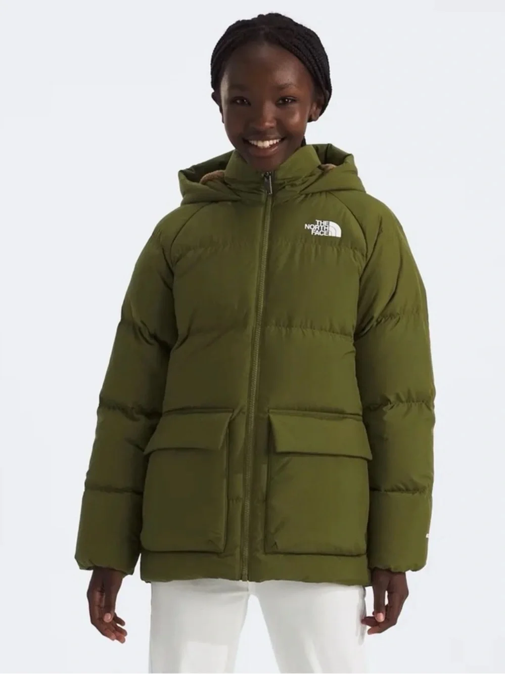 The North Face Big Kids Unisex North 600 Down Parka Fleece - lined Jacket